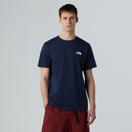 The North Face Simple Dome T-shirt Voor Heren Summit Navy male