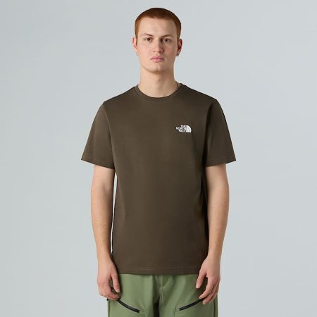 The North Face Simple Dome T-shirt Voor Heren New Taupe Green male