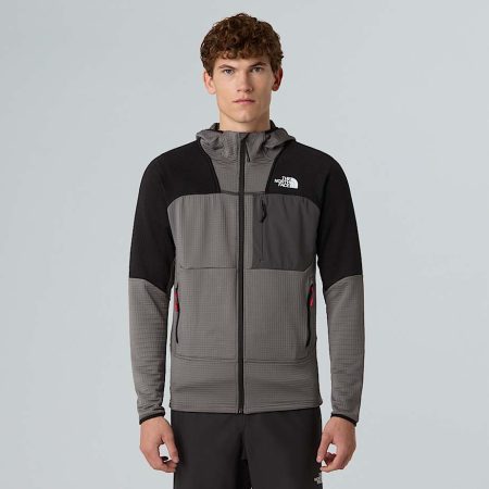 The North Face Stormgap Power Grid™-jas Met Capuchon Voor Heren Smoked Pearl-tnf Black male