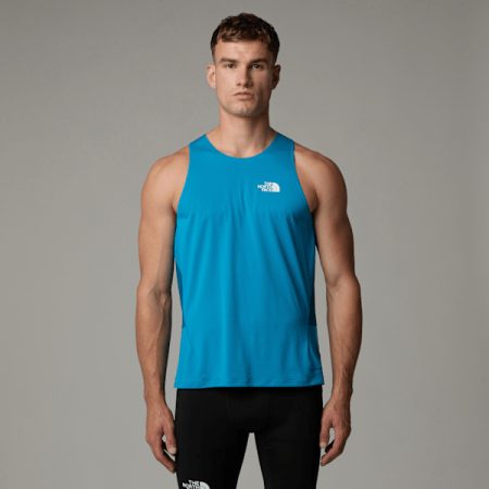 The North Face Summit High-trailrunningtanktop Voor Heren Sapphire Slate-blue Moss male