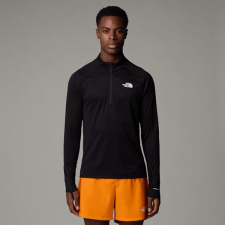 The North Face Sunriser-top Met Kwartrits En Lange Mouwen Voor Heren Tnf Black male