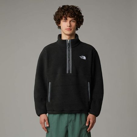 The North Face Tnf Fleeski-fleece Met Kwartrits Voor Heren Tnf Black-tnf Black male