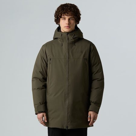 The North Face Tnf Range-donsparka Voor Heren New Taupe Green male
