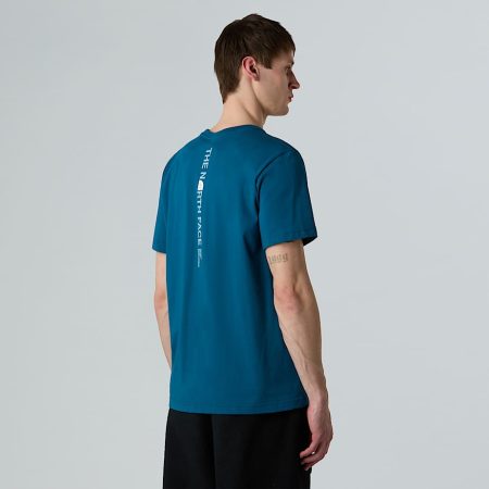 The North Face Vertical Logo-t-shirt Voor Heren Mineral Ink male