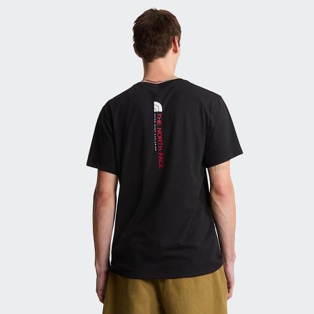 The North Face Vertical Regular Graphic T-shirt Voor Heren Tnf Black male