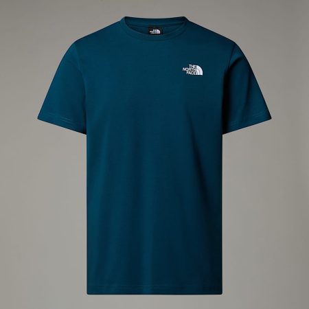 The North Face Vertical-t-shirt Voor Heren Midnight Petrol male