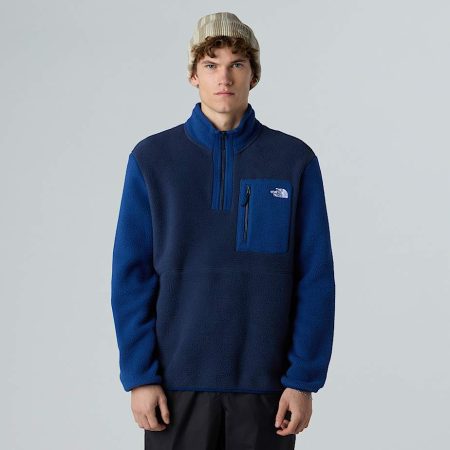 The North Face Yumiori-fleecejas Met Kwartrits Voor Heren Summit Navy-estate Blue-summit Navy male
