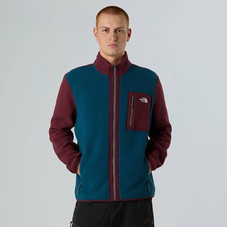 The North Face Yumiori-fleecejas Met Volledige Rits Voor Heren Midnight Petrol-alpine Plum-smoked Pearl male