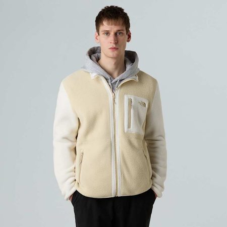 The North Face Yumiori-fleecejas Met Volledige Rits Voor Heren Gravel-white Dune-gravel male