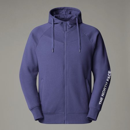 The North Face Zuum-hoodie Met Volledige Rits Voor Heren Cave Blue male