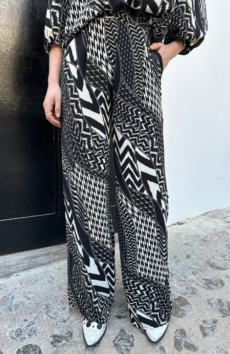 Mila Pantalon Abstract Print Tall