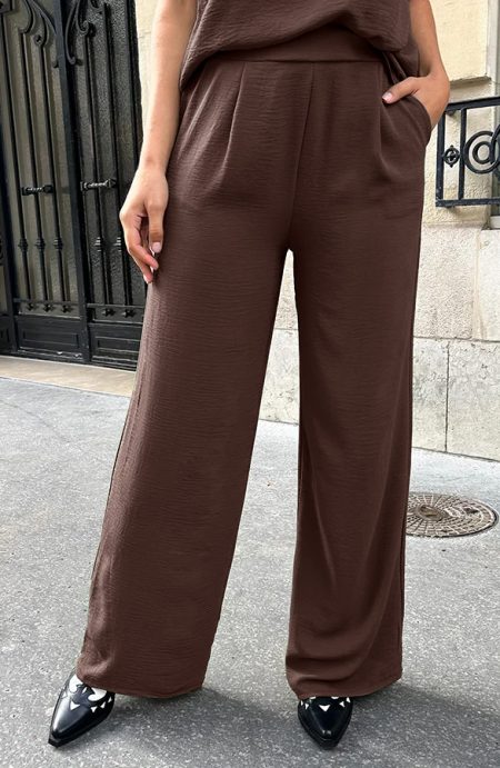 Mila Pantalon Choco Petite/Regular/Tall