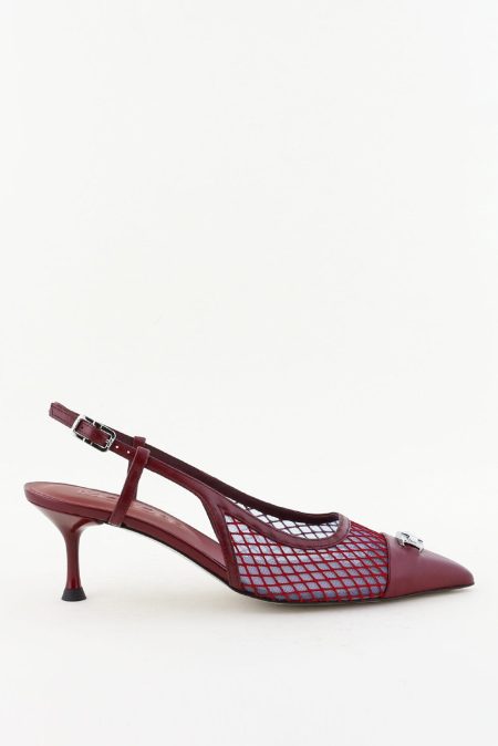 Morobe pumps Delilah 05 bordo mesh