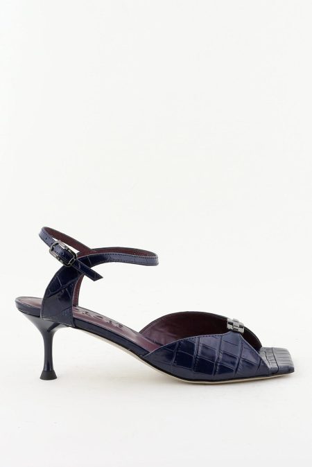 Morobe sandalen Grace Logo 100 navy croco
