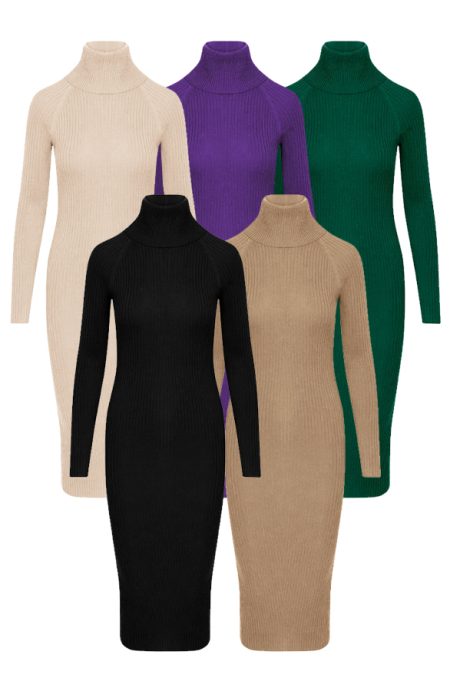 Musthave Deal Ultra Soft Jurken Met Col