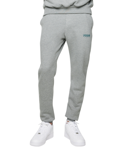 Green Circles Logo Sweatpants Grey Melange - XXL