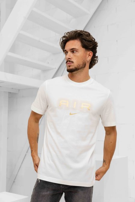Nike Sportswear Air T-Shirt Heren Wit - Maat XL - Kleur: Wit | Soccerfanshop