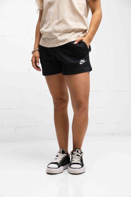 Nike Sportswear Club Fleece Broekje Dames - Maat S - Kleur: Zwart | Soccerfanshop