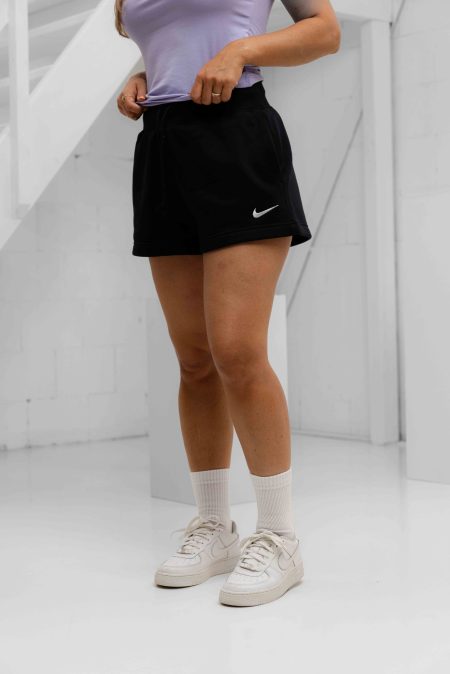 Nike Sportswear Phoenix Fleece Broekje Dames Zwart - Maat XS - Kleur: Zwart | Soccerfanshop