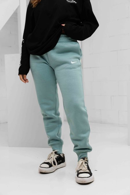 Nike Sportswear Phoenix Fleece Trainingsbroek Dames Blauw - Maat S - Kleur: Blauw | Soccerfanshop