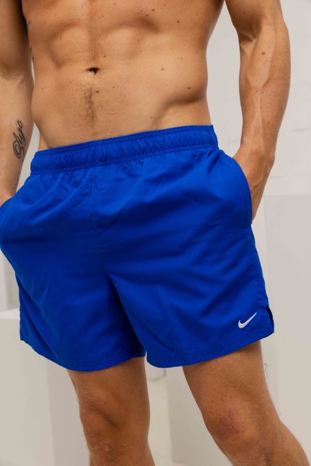 Nike Swim Essential 5" Zwembroek Heren Blauw - Maat XXL - Kleur: Blauw | Soccerfanshop