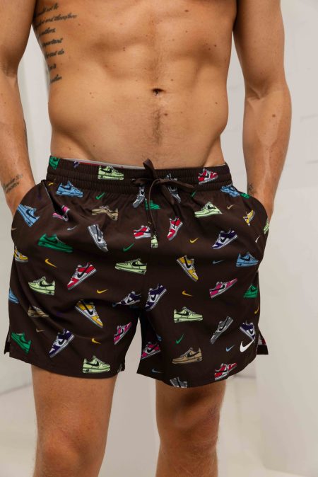 Nike Swim Sneakers Zwembroek Heren Bruin - Maat L - Kleur: Bruin | Soccerfanshop