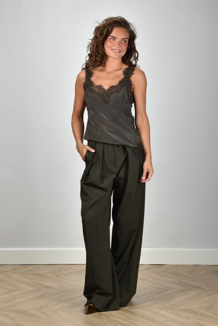 Nine In The Morning broek Sandra 9FW25-SN70 oliva