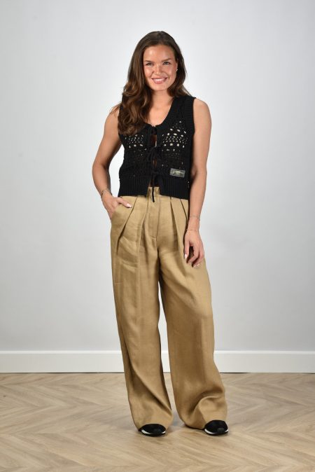 Nine In The Morning broek Sandra 9SS25-SN64 camel
