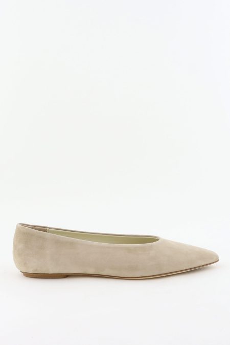 Odare ballerina's Bilbao camoscio taupe