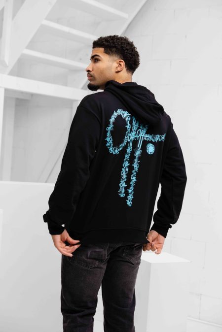 Off The Pitch 3D Off Hoodie Heren Zwart - Maat S - Kleur: Zwart | Soccerfanshop