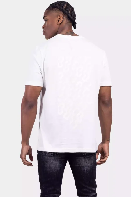 Off The Pitch Backburn Regular T-Shirt 2.0 Heren Wit - Maat L - Kleur: Geel | Soccerfanshop