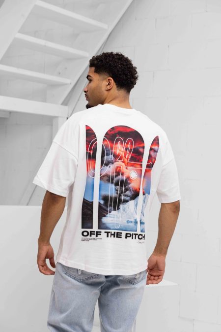 Off The Pitch Blaze T-Shirt Heren Wit - Maat XS - Kleur: Wit | Soccerfanshop