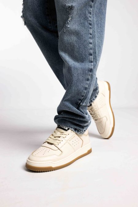 Off The Pitch Breathe Sneakers Heren Bruin/Beige - Maat 44 - Kleur: BeigeBruin | Soccerfanshop