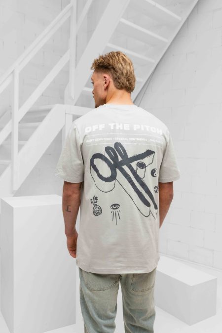 Off The Pitch Element T-Shirt Heren Lichtgrijs - Maat XXL - Kleur: Lichtgrijs | Soccerfanshop
