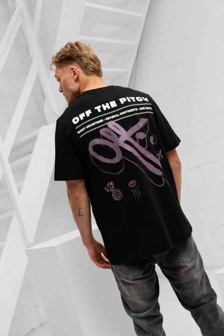 Off The Pitch Element T-Shirt Heren Zwart - Maat XL - Kleur: Zwart | Soccerfanshop