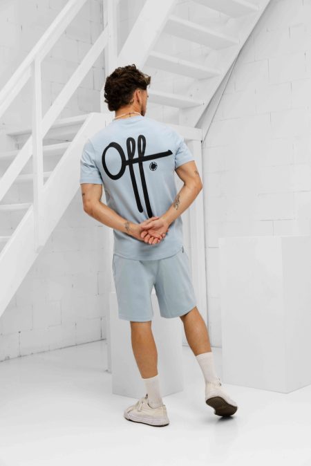 Off The Pitch Fullstop Slim Fit Zomerset Heren Lichtblauw - Maat L - Kleur: Lichtblauw | Soccerfanshop