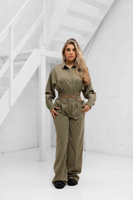 Off The Pitch Gathered Set Dames Groen - Maat XL - Kleur: Groen | Soccerfanshop