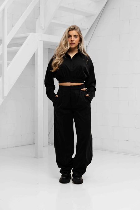 Off The Pitch Gathered Set Dames Zwart - Maat XL - Kleur: Zwart | Soccerfanshop