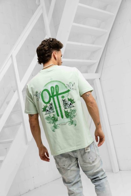 Off The Pitch Higher Purpose T-Shirt Heren Lichtgroen - Maat XL - Kleur: Mint | Soccerfanshop