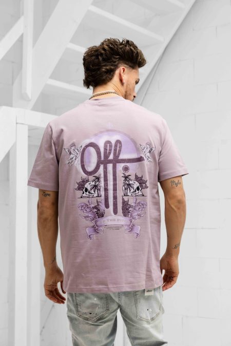 Off The Pitch Higher Purpose T-Shirt Heren Paars - Maat XXL - Kleur: Paars | Soccerfanshop