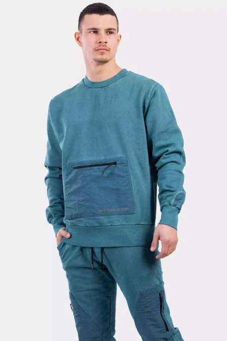 Off The Pitch Lennox Crewneck Heren Groen - Maat XL - Kleur: Groen | Soccerfanshop