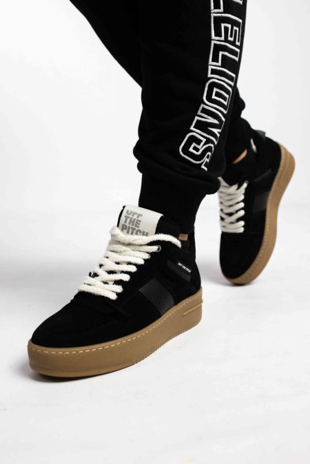 Off The Pitch Mocha Sneakers Dames Zwart/Bruin - Maat 37 - Kleur: Bruin | Soccerfanshop