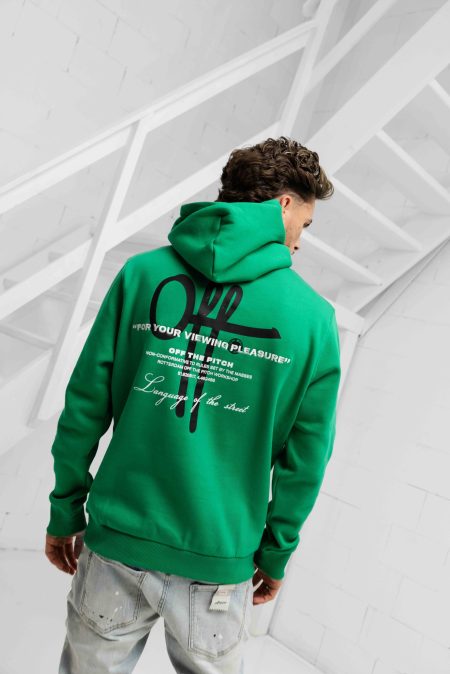 Off The Pitch Neo Hoodie Heren Groen - Maat XL - Kleur: Groen | Soccerfanshop