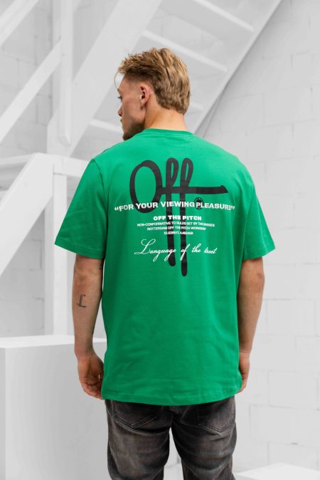 Off The Pitch Neo Regular Fit T-Shirt Heren Groen - Maat L - Kleur: Groen | Soccerfanshop