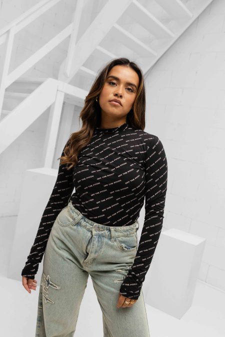 Off The Pitch Paige Bodysuit Dames Zwart - Maat M - Kleur: Zwart | Soccerfanshop