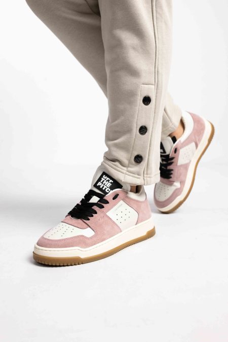 Off The Pitch Supernova Low Dames Roze/Lichtgrijs - Maat 38 - Kleur: RozeGrijs | Soccerfanshop