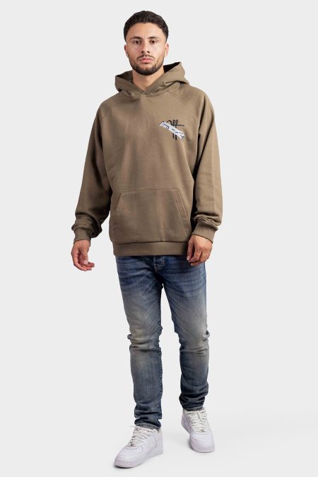 Off The Pitch Tape Off Hoodie Heren Groen - Maat L - Kleur: Groen | Soccerfanshop