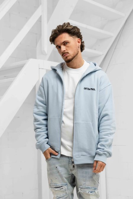 Off The Pitch Wardrobe Essentials Vest Heren Lichtblauw - Maat L - Kleur: Lichtblauw | Soccerfanshop