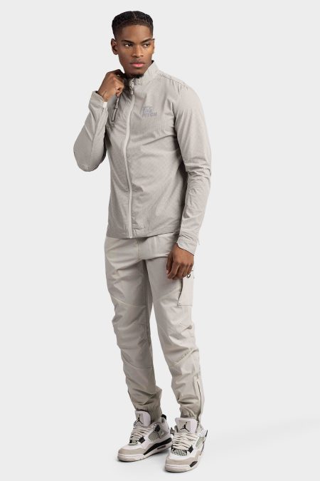 Off The Pitch X Robey Tammy Woven Bi-Stretch Trainingspak Heren Grijs - Maat XXL - Kleur: Grijs | Soccerfanshop