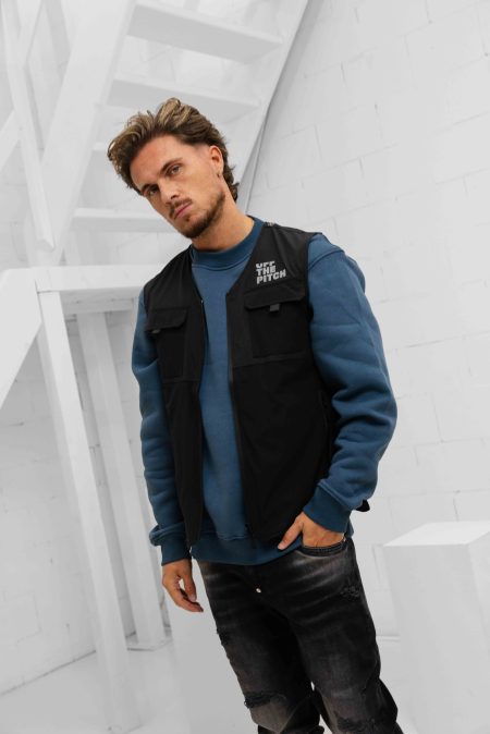 Off The Pitch X Robey Tammy Woven Bi-Stretch Utility Bodywarmer Heren Zwart - Maat XL - Kleur: Zwart | Soccerfanshop